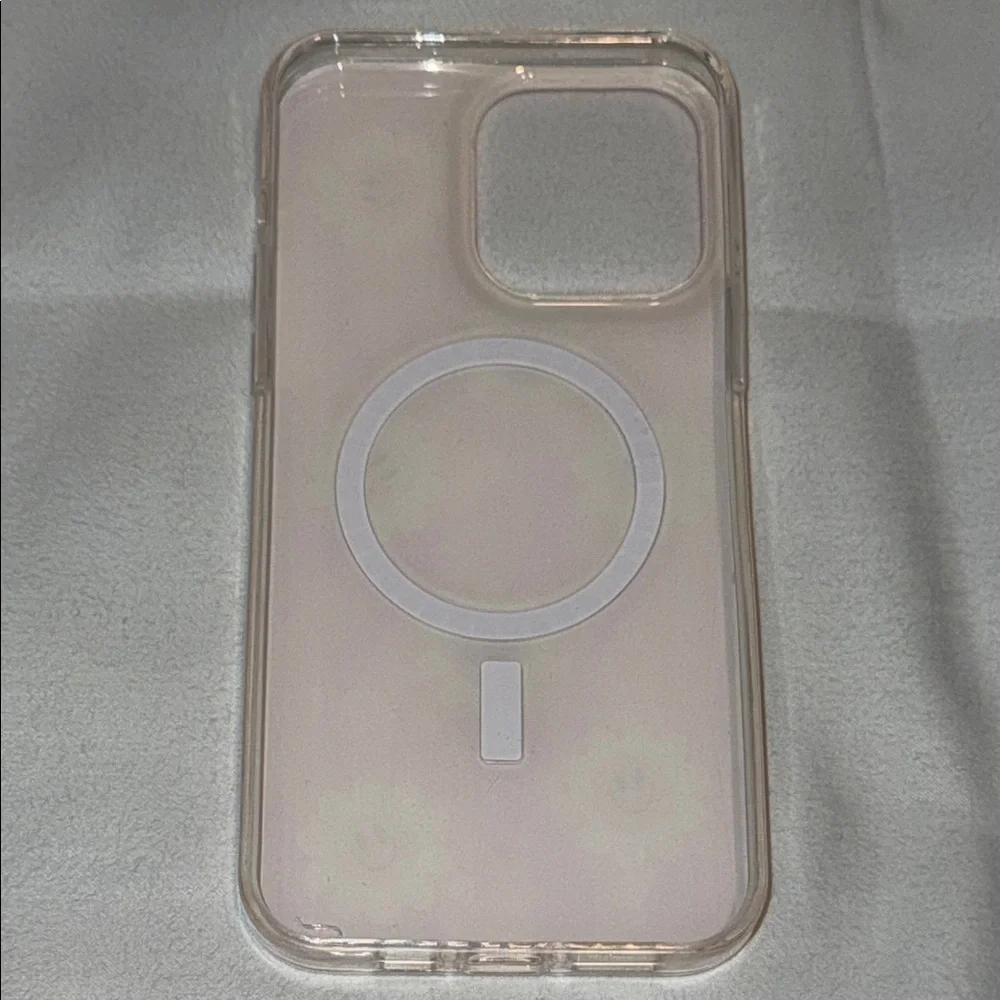 Floral Patterned Phone Case - Orange and Pink